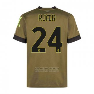 Camiseta AC Milan Jugador Kjaer 3ª 2022-2023