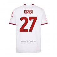Camiseta AC Milan Jugador Origi 2ª 2022-2023