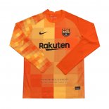 Camiseta Barcelona Portero Manga Larga 2021-2022 Naranja