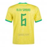 Camiseta Brasil Jugador Alex Sandro 1ª 2022