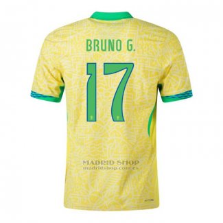 Camiseta Brasil Jugador Bruno G. 1ª 2024