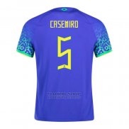 Camiseta Brasil Jugador Casemiro 2ª 2022