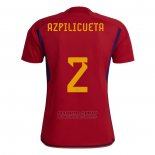 Camiseta Espana Jugador Azpilicueta 1ª 2022