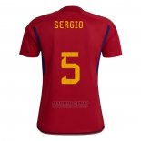 Camiseta Espana Jugador Sergio 1ª 2022