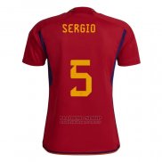 Camiseta Espana Jugador Sergio 1ª 2022