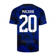 Camiseta Estados Unidos Jugador Macario 2ª 2022