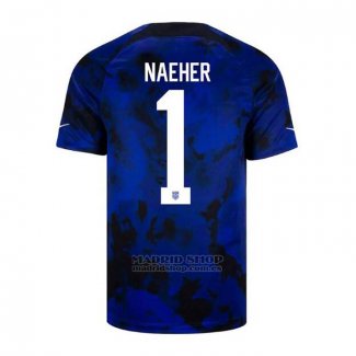 Camiseta Estados Unidos Jugador Naeher 2ª 2022