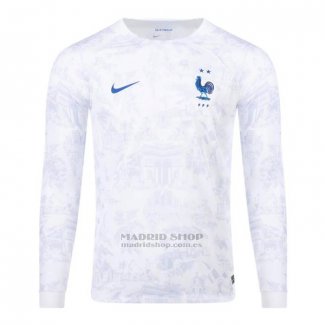 Camiseta Francia 2ª Manga Larga 2022