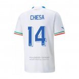 Camiseta Italia Jugador Chiesa 2ª 2022