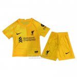 Camiseta Liverpool Portero Nino 2021-2022 Amarillo
