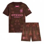 Camiseta Manchester City Portero 1ª Nino 2024-2025