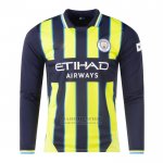 Camiseta Manchester City 2ª Manga Larga 2024-2025