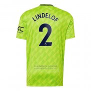 Camiseta Manchester United Jugador Lindelof 3ª 2022-2023