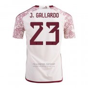 Camiseta Mexico Jugador J.Gallardo 2ª 2022