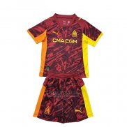 Camiseta Olympique Marsella Portero Nino 2025-2026 Rojo
