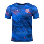 Camiseta Pre Partido del Inglaterra 2022 Azul