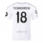 Camiseta Real Madrid Jugador Tchouameni 1ª 2024-2025