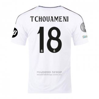 Camiseta Real Madrid Jugador Tchouameni 1ª 2024-2025