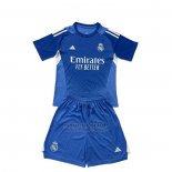 Camiseta Real Madrid Portero Nino 2025-2026 Azul