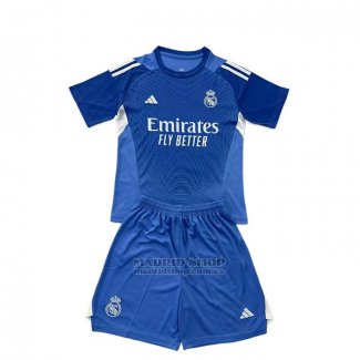 Camiseta Real Madrid Portero Nino 2025-2026 Azul
