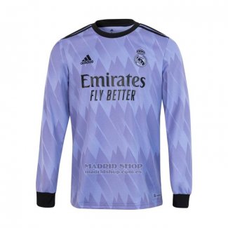 Camiseta Real Madrid 2ª Manga Larga 2022-2023