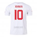 Camiseta Suiza Jugador Xhaka 2ª 2022