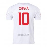 Camiseta Suiza Jugador Xhaka 2ª 2022