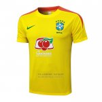 Camiseta de Entrenamiento Brasil 2025-2026 Amarillo