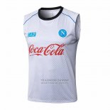 Camiseta de Entrenamiento Napoli Sin Mangas 2025-2026 Blanco
