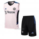 Chandal del Manchester United Sin Mangas 2023-2024 Rosa