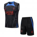 Chandal del Paris Saint-Germain Jordan Sin Mangas 2022-2023 Negro