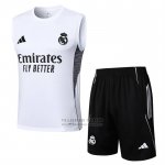 Chandal del Real Madrid Sin Mangas 2025-2026 Blanco