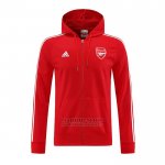 Chaqueta con Capucha del Arsenal 2022-2023 Rojo