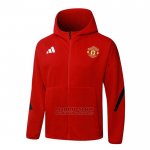 Chaqueta con Capucha del Manchester United 2025-2026 Rojo