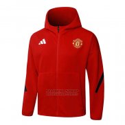 Chaqueta con Capucha del Manchester United 2025-2026 Rojo