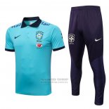 Conjunto Polo del Brasil 2022-2023 Azul