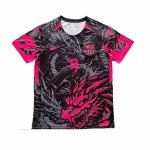 Tailandia Camiseta Barcelona Dragon 2025-2026 Negro Rojo