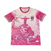 Tailandia Camiseta Brasil Jesus 2025-2026 Rosa