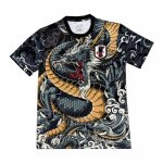 Tailandia Camiseta Japon Dragon 2024-2025 Negro