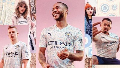 Camiseta Manchester City 3ª 2020-2021