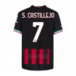 Camiseta AC Milan Jugador S.Castillejo 1ª 2022-2023