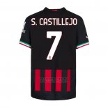 Camiseta AC Milan Jugador S.Castillejo 1ª 2022-2023
