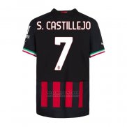 Camiseta AC Milan Jugador S.Castillejo 1ª 2022-2023