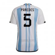 Camiseta Argentina Jugador Paredes 1ª 2022