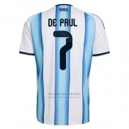 Camiseta Argentina Jugador Rodrigo De Paul 1ª 2026