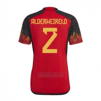 Camiseta Belgica Jugador Alderweireld 1ª 2022