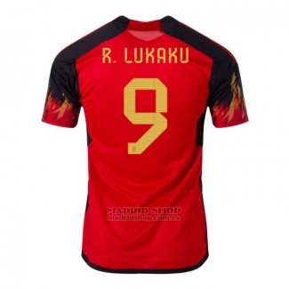 Camiseta Belgica Jugador R.Lukaku 1ª 2022