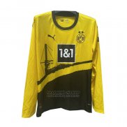 Camiseta Borussia Dortmund 1ª Manga Larga 2023-2024
