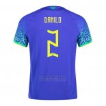 Camiseta Brasil Jugador Danilo 2ª 2022