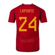 Camiseta Espana Jugador Laporte 1ª 2022